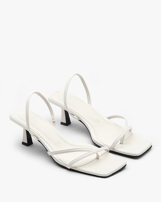 OVE Strap Slingback Sandals_Ivory