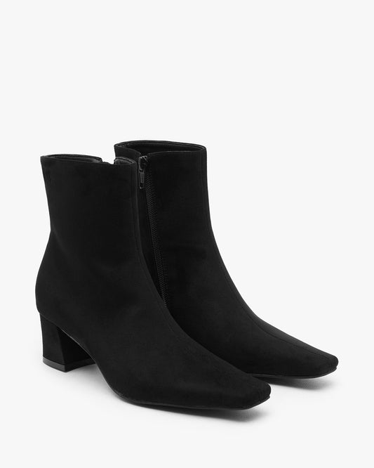 KHAI Ankle Boots_Black Suede