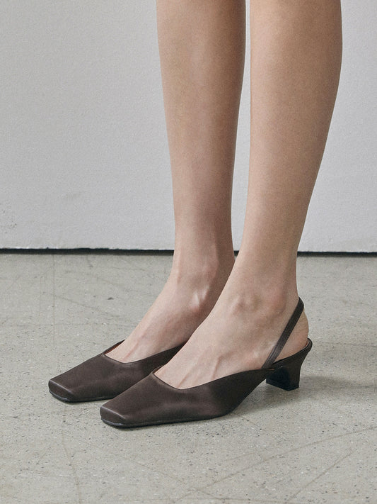 NAIN Satin Slingbacks_Brown