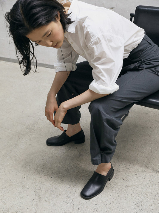 ROU Square Loafers_Black