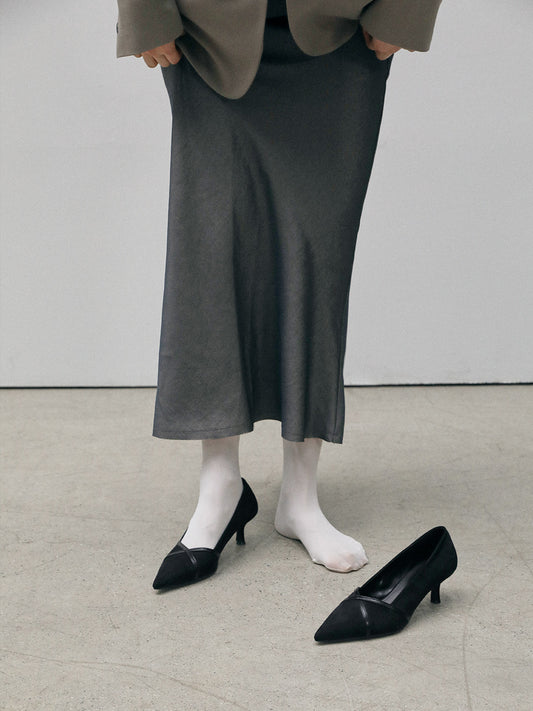 VEIN Suede Pumps_Black