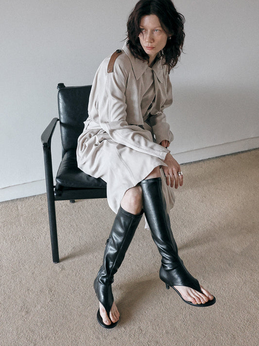 REI Open Toe Long Boots
