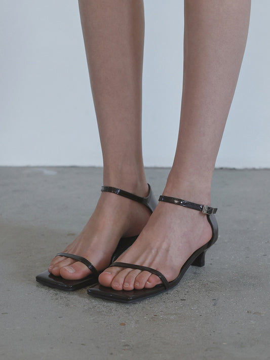 MUER Square Sandal Heels_Brown