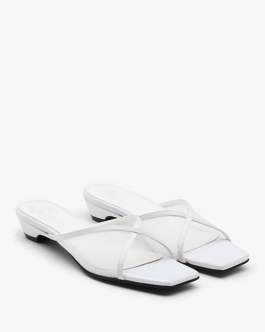 LEAH Mesh Wedge Mules_Ivory