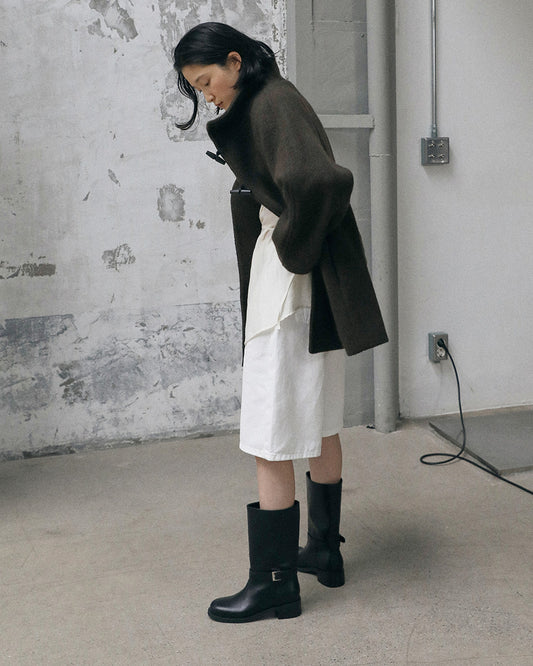 TEO Buckle Middle Boots