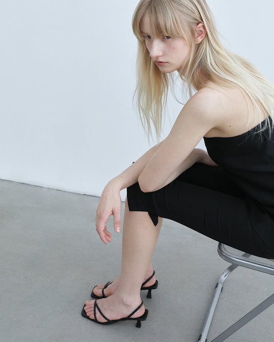 OVE Strap Slingback Sandals_Black