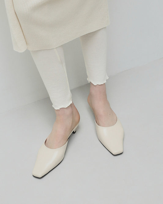 KIO Square Mules_Ivory