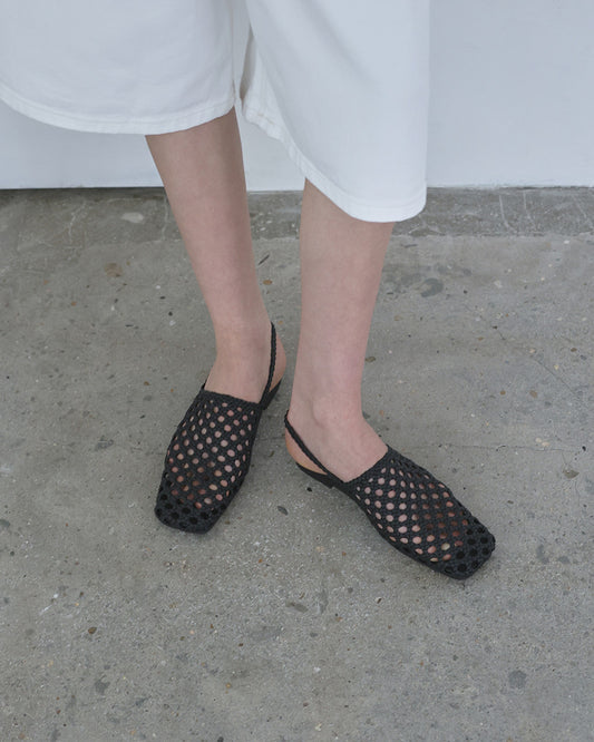 MUAH Net Sandals_Black