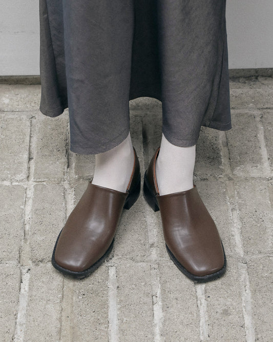 ROU Square Loafers_Brown