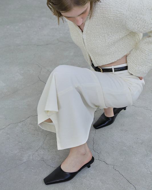 KIO Square Mules_Black