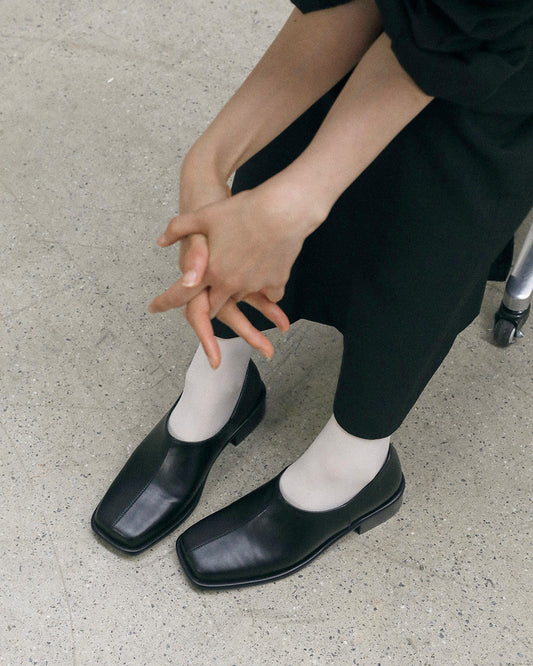 MARS Square Loafers_Black