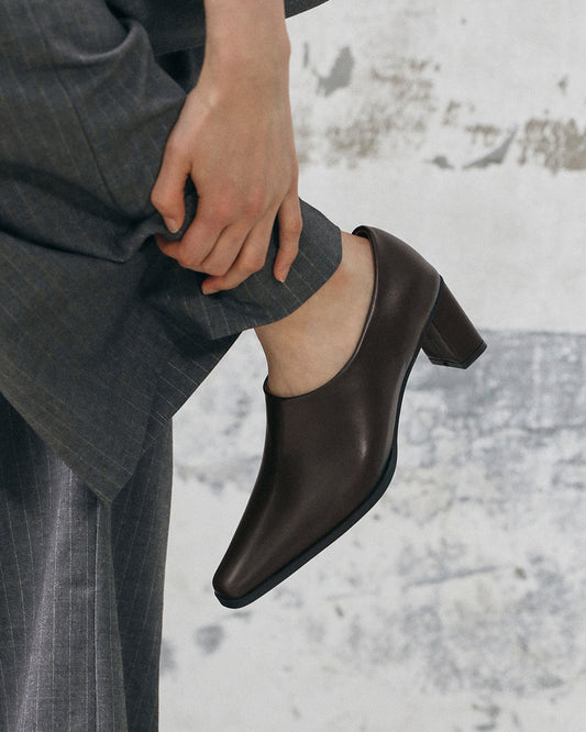 ROBE Square Pumps_Brown