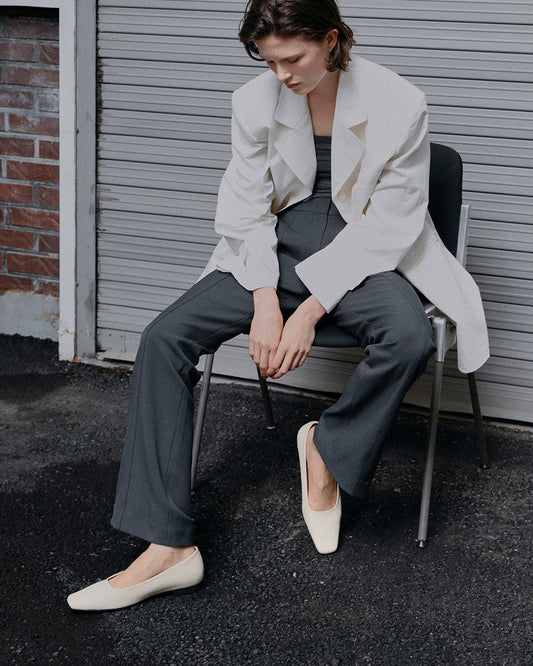 LISE Classic Flats_Ivory