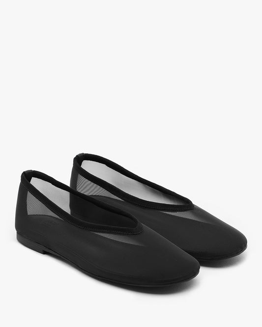 TOV Round Flats_Black